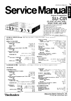 Technics - SUC-01 - Service manual 